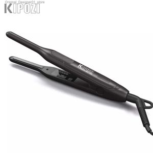 Stijltangen KIPOZI Titanium Kleine stijltang Kort haar Pixue Cut Titanium Dual Voltage Flat Hair Iron Dun potlood Baard stijltang Q240124