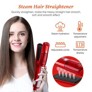 Hair Straighteners Portable Flat Iron Straightener Straightening Machine 231201