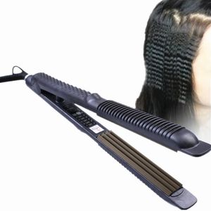 Stijltangen Ultradunne 2-in-1 professionele stijltang Corn Hair Curler Iron Ceramic Tools Flat Iron Hair Straightening Thermostatisch 230725