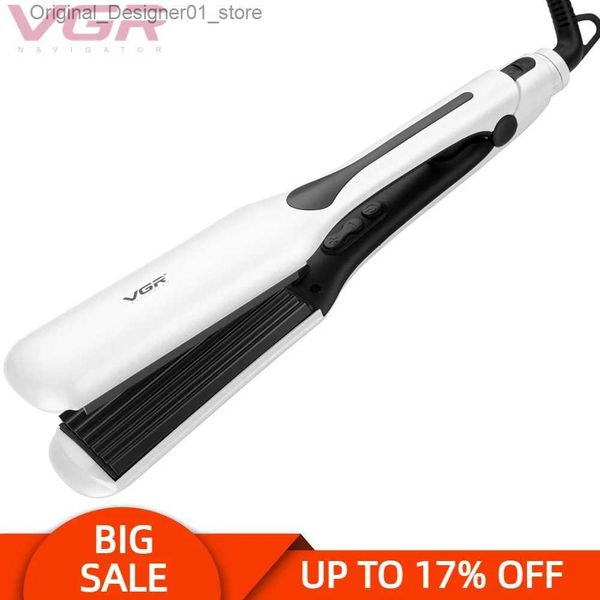 Planchas para el cabello VGR 557 Rizador de cabello Plancha Plana Salón Mágico Cuidado personal Cepillo profesional Peine Lron Tong Digital Venta caliente Moda V557 Q240124