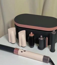 Haar Styler Airwrap Volume + vorm Pink Hair Curler Air Styling Drying System, Krachtige haardroger borstel Multi-styler met automatische wrap krulers voor Dyson HS05