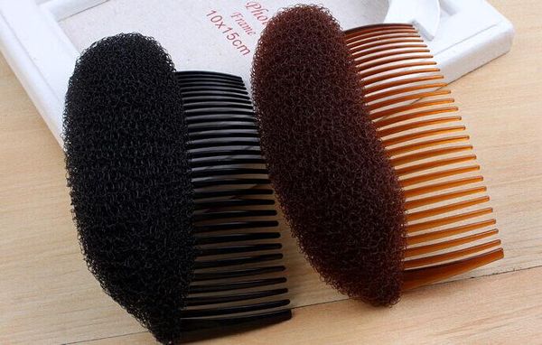 Styler de cheveux Volume Bouffant ruche Shaper rouleau bosse mousse sur peigne transparent accessoires de noël