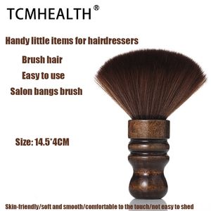 Accessoires d'outils de coiffure brosse de barbier cou Duster cheveux poudre de coupe poils en nylon doux barbier s coiffure noire