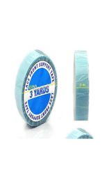 Haar Tools 3Yards Super Tape Blauw Dubbelzijdig Voor Extensions Sticky Lace Pruik Lijm Drop Levering Producten Accessoires Dh3Im8926784