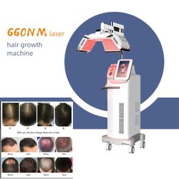 Haarbehandeling Schoonheidsuitrusting 660 Nm diode Laser Stationery Red Light Therapy Laser Hair Growth Laser Equipment for Hair Loss Treatment