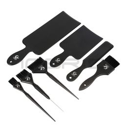 Tondeuse 7 pcsset Haarverf Kit Haarkleuring Borstel Board Set Balayage Borstel Styling Borstel voor Salon Verven Kapper accessaries 230731