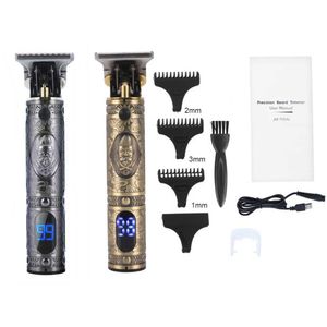 Cortadora de pelo, cortadora de pelo de peluquero, máquina para cortar cabello inalámbrica, recortadora de barba, máquina de afeitar, maquinilla de afeitar eléctrica inalámbrica, afeitadora para hombres, P0817