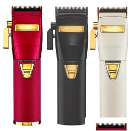 Haar Trimmer Barberology Metal Lithium Clipper Draadloze dubbele spanning met hangende haak US EU -plug -druppel leveringsproducten Zorg Styling Dhuub