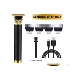 Trimmer de cheveux Clipper Man 0 mm rasoir pour hommes Barber Barbe Professional Barbe Rechargeable Cutte Hine Drop Livilar Produits Care Style à OTMTL