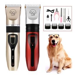 Hair Trimmer chien rasoir à faible bruit de chargement sans fil Cermeux Coiffe de cheveux calme Clipper Q240427