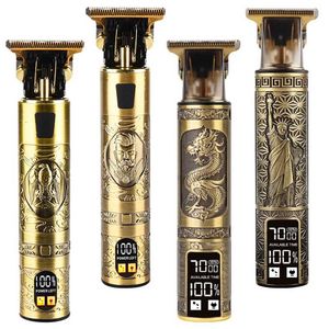 Haar trimmer elektrische scheerapparaat clipper professionele baard kapper 0mm gentleman snijmachine mannen gesneden stijl 220106