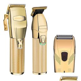 Trimmer de cheveux Clipper électrique pour hommes Rechargeable Shaver Bearb Barber Coute Hine Drop Livrovis