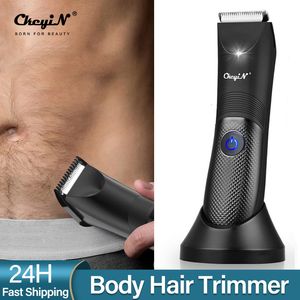 Haar Trimmer Elektrische lies Men S Body verzorging Clipper Pubische epilator Keramische mes Waterdichte mannelijke hygiëne Razor Safe Shaver 230520