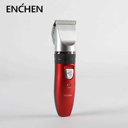 Trimmer de cheveux Enchen Professional Ciseaux électriques rechargeables Mentes sans fil Cercable Ceramic Blade Sharp Q240427