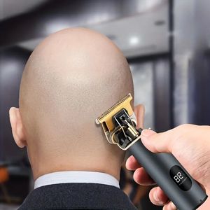 Tondeuse à cheveux pour hommes pour la coupe de cheveux, tondeuses à cheveux électriques professionnelles Tondeuse à barbe sans fil Rasoir électrique T Blade Tondeuse à cheveux