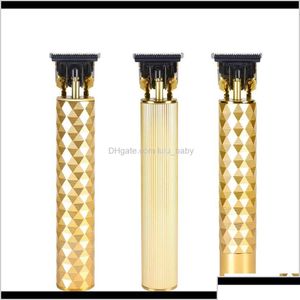 Haar Trimmer Gold Razors Polygonal Diamond Oil Head Snijvaart 0 mm Baldhead Electric Clippers Professional Barber Trimmers FQE6N BSPYQ DR DHCWH