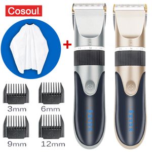 Hair Trimmer Hair Clipper Electric Barber Hair Trimmers For Men Adults Kids Cordless Rechargeable Hair Cutter Machine Professional Hair Trim 230617