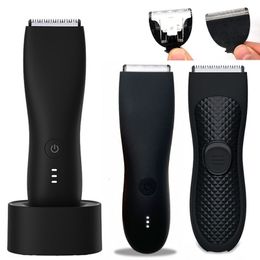 Tondeuse à cheveux Machine de coupe de cheveux Tondeuse à barbe professionnelle Rasoir électrique pour le rasage des poils du corps adulte IPX7 WaterProof Safety Razor Clipper 230411