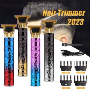 Tondeuse à cheveux Machine de coupe de cheveux Vintage T9 Tondeuse rechargeable originale pour hommes Rasoir électrique Dragon Tondeuse sans fil Cheveux pour barbier 230808