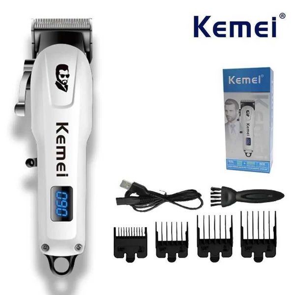 Trimmer de cheveux Kemei KM-232 Ciseaux professionnels USB Charge sans fil Q240427