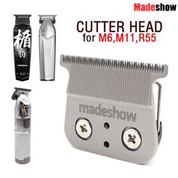 Cortadora de cabello Madeshow M6 M11 Kulilang R55 Cortadora de cabello profesional 0 mm Máquina para cortar cabello con cuchilla original Cabezal de corte reemplazable 230731