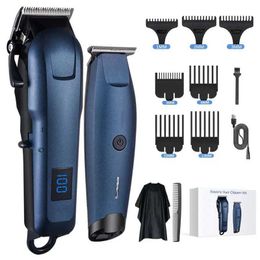 Hair Trimmer Mens Electric Shaver Professional Mens Hair Clipper Wireless Q240427