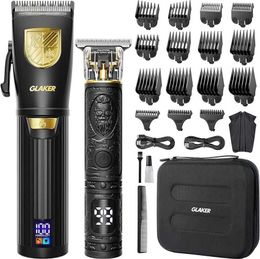 Hair Trimmer Mens Professional Shavers Cordless Hair Clippers Mens and Barber Trim Kits Q240427