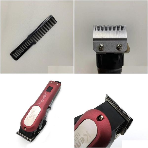 Trimmer de cheveux Clipper Clipper Electric Razor Men Steel Head Shaver Styling Tools Drop Liviling Products Care OT0QL