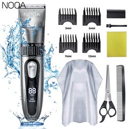 Tondeuse à cheveux NOOA tondeuse électrique Rechargeable pour hommes tondeuse à barbe professionnelle sans fil machine de barbier rasoir électrique homme 231214
