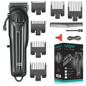 Haar Trimmer Professionele LED Verstelbare krachtige haartrimmer voor mannen Elektrische haar Clipper Baard Boldbaar Hair Cutter Machine Haircut 230310