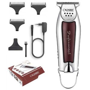 Cortadora de pelo eléctrica recargable para hombres, cortadora de pelo inalámbrica ajustable profesional, máquina de corte de pelo potente para barba y borde