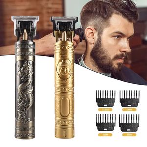 Recortadora de cabello T9 Cabello Repae Barba Barba Afeitado Caballero Caballero Cortador Corteiz Máquina eléctrica Máquina de corte de cabello 0 mm barbero 230814