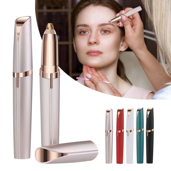 Tondeuse à cheveux USB Tondeuse à sourcils électrique Épilateur pour femmes Maquillage Épilateur à sourcils indolore Mini rasoir Rasoirs Épilateur portable 230808