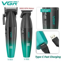 Trimmer de cheveux Vgr Hair Clipper sans fil sans fil électrique 9000 tr / min V-003 V-906 Q240427