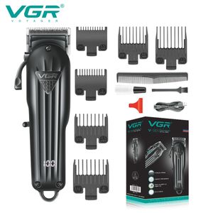 Trimmer de cheveux Vgr Hair Clipper Hair Hair Machine Machine de cheveux Trimmer réglable sans fil rechargeable V 282 230701