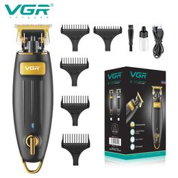 Tondeuse à cheveux VGR Tondeuse à cheveux Tondeuse à barbe Tondeuse à cheveux Machine de coupe de cheveux sans fil Tondeuse électrique pour hommes Rechargeable V-192 230508