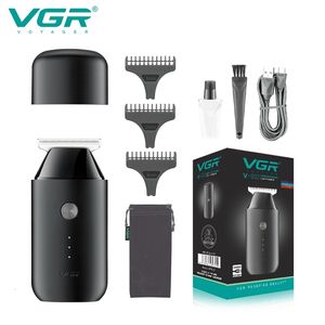 Tondeuse à cheveux VGR Mini tondeuse à cheveux professionnelle Zero Machine de découpe Tondeuse à barbe électrique sans fil Tondeuse à cheveux rechargeable pour hommes V-932 230613