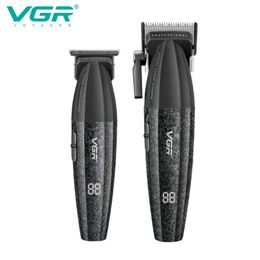 Haar Trimmer VGR Scissor Professionele schaar Verstelbare schaar oplaadbare schaar 9000 RPM Mens Scissor V-640 Q240427