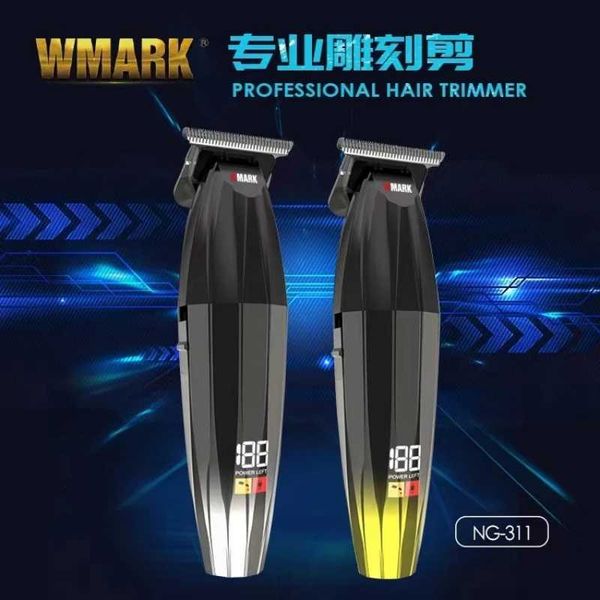 Trimmer de cheveux WMARK NG-311 Professionnel rechargeable Hair Clipper LCD Display sculpture Q240427