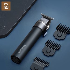 Hair Trimmer Youpin Komingdon Hair Clipper Professional Hair Cutting Machine Hair Beard Trimmer For Men Electric Shaving Chargeable KMD2717 230808