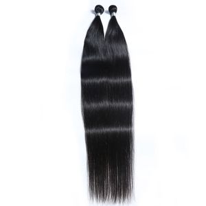Remy Hair Bundels Weave Hair Extension Ongewerkt menselijk haar Natuurlijke kleur recht Braziliaans haar