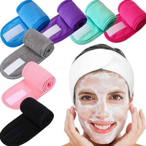 Bandeau Femmes Bandeaux Coton Bandeaux Filles Turban Maquillage Hairlace Sport Headwraps Tissu éponge Épingles à cheveux pour laver le visage Douche Yoga Running Spa Masque