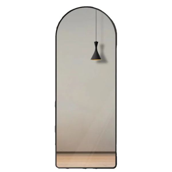 Haircut Arch Miroirs corps complet Miroirs compacts de qualité nordique Long Verre noir Espejo de Cuerpo E compléto Decor Home Interior