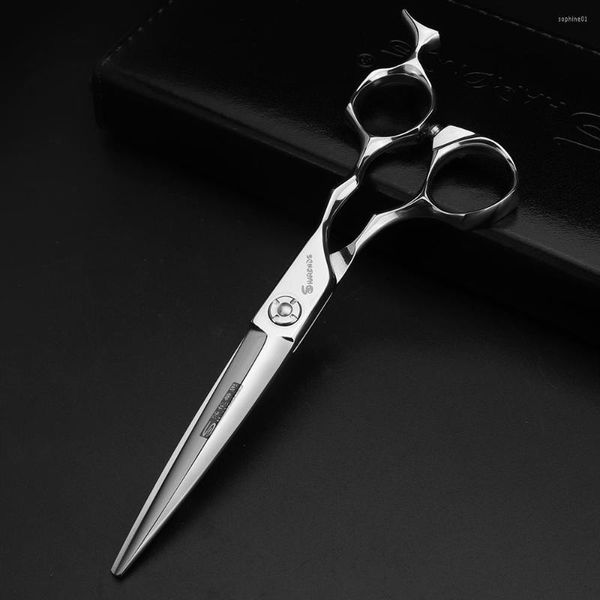 Ciseaux salon de coiffure japonais professionnel 6/7 pouces outils de barbier équipement de cheveux