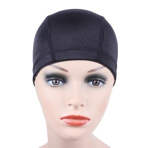 Filets à cheveux 12 pcs sans colle filet de cheveux perruque doublure bon marché perruque casquettes pour faire des perruques spandex net élastique dôme perruque casquette