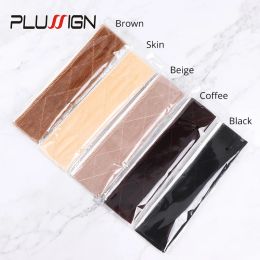 Filets à cheveux Plussign perruque Grip bandeau nu velours écharpe tête bandes antidérapantes Beige noir confort Grip bande pour perruques 6 pièces 5 couleurs