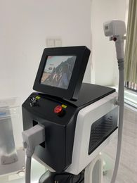 Instrumento de depilación con mango LCD, máquina de rejuvenecimiento de la piel DiodeLa-serBeautySkinrejuvenation de 3 longitudes de onda ajustables, 2000W, alta energía, 808NM