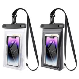 Sac de téléphone imperméable de mise à niveau Haisky pour iPhone 15 14 13 12 11 Pro Max XR 8 Plus Universal Summer Swimming Clear Water Proof Sac