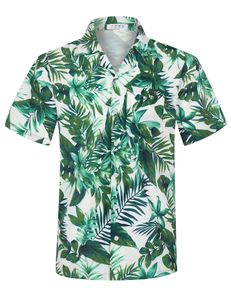 Haiwaii Blouse Dames Mens Fashion Summer Tropical Holiday Floral Print Bouton Up Up Style Beach Scase Casual Short Sleeve Top Unisexe Plus taille M-6XL