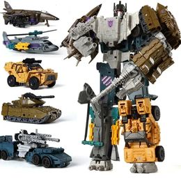 Haizhixing 5in1 Combiners Bruticus G1 Transformation Action Figure Toy Brawl Scindle Onslaught Model Model Fformation Car Robot KO 240422